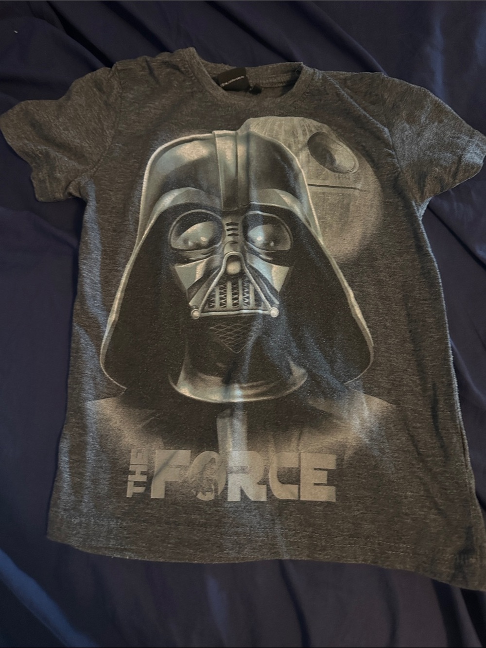 Star Wars Gray Darth Vader Graphic Tee for Kids size 8